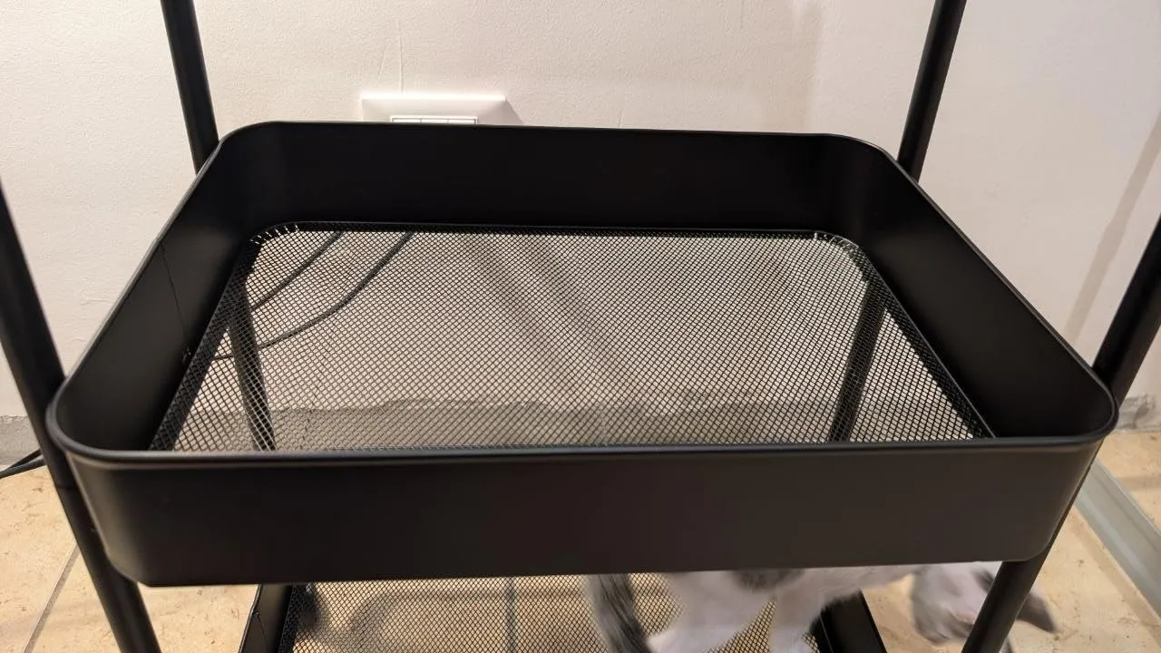 Amig Klipsa carrello cucina bianco 3 ripiani