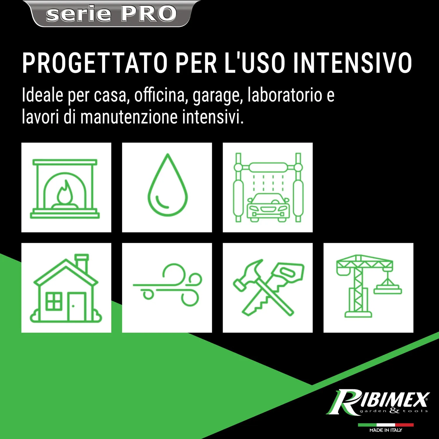 Ribimex Cyclonix PRCEN023 aspiratore 4in1 30L 1600W