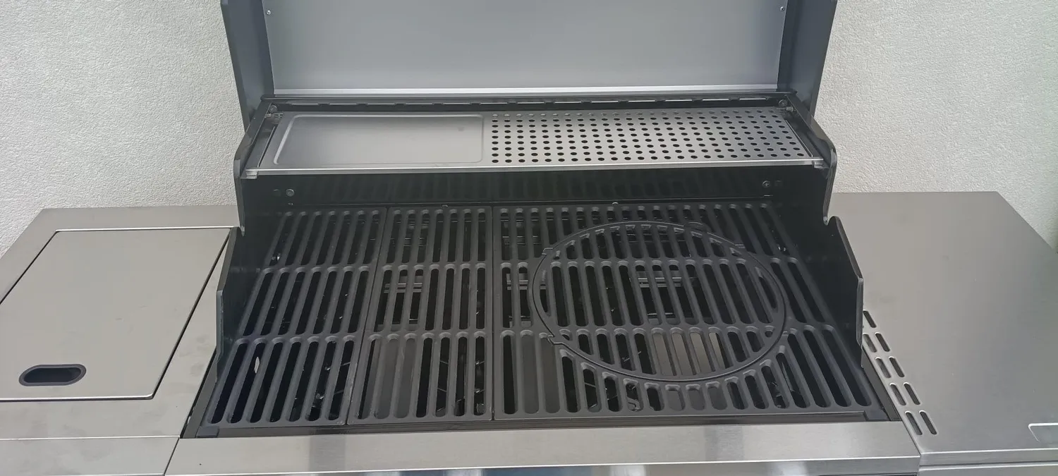 Amig Fireplus GRILL-2 5F Barbecue Gas XXL Nero Ghisa