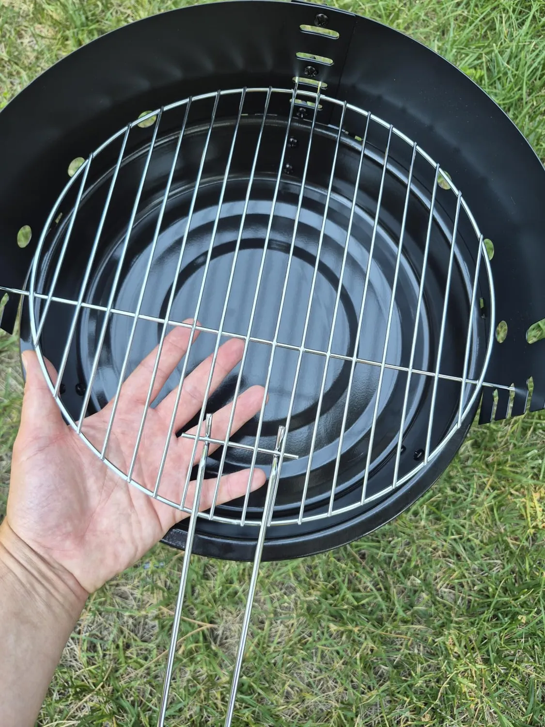 Amig Azkar barbecue a carbone nero 33x35x56 cm