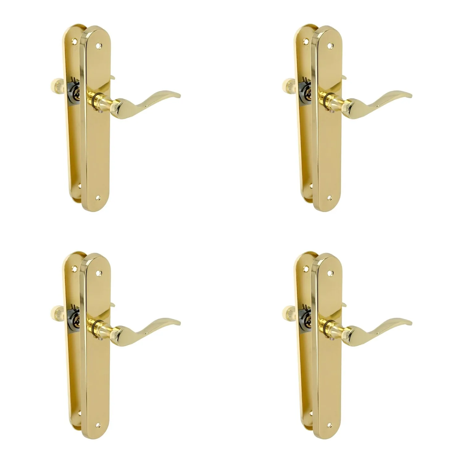 Amig Yalta maniglia porta cromo opaco set 2 pezzi 237 mm