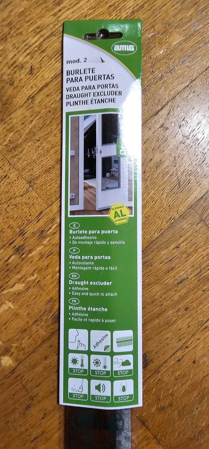 Amig Paraspifferi Adesivo Porte Oro 1000 mm Alluminio