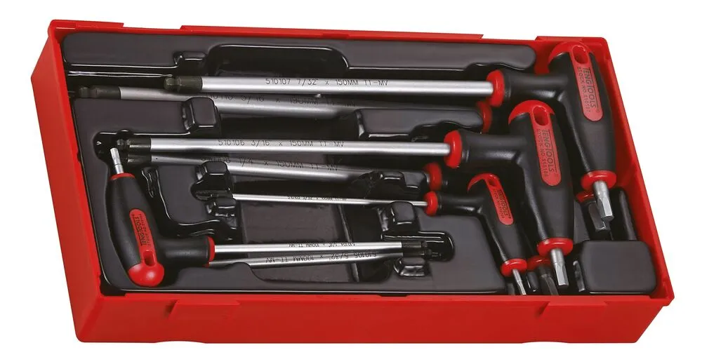TengTools TT1 set chiavi esagonali a T pollici 7 pezzi