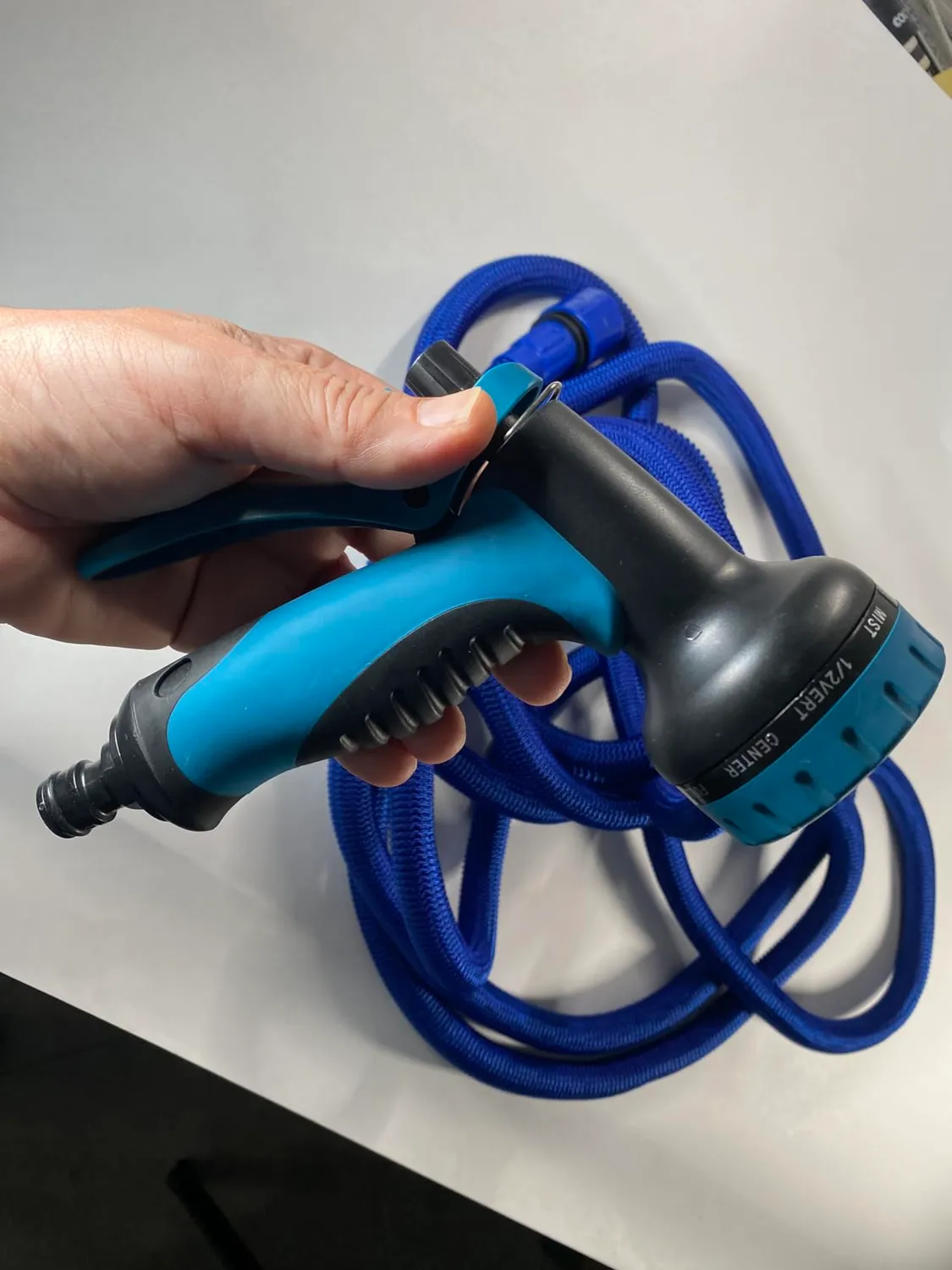 Amig Tubo Irrigazione Espandibile 15 m Blu 9 Getti