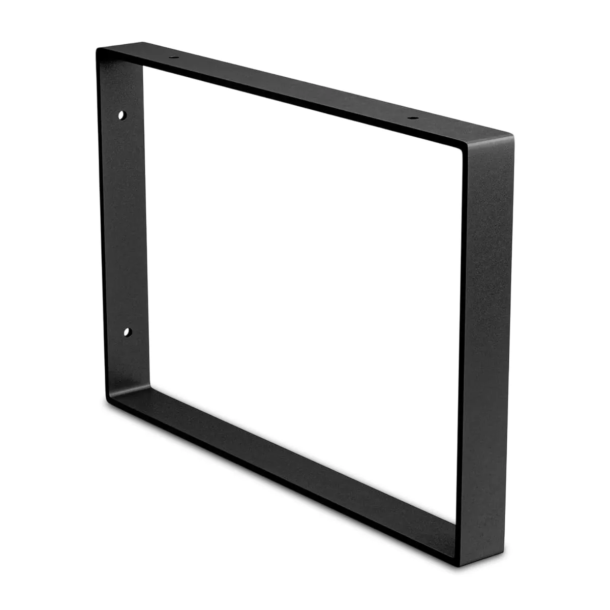 Amig staffe mensole rettangolari 21x31 cm nere set 4 pezzi