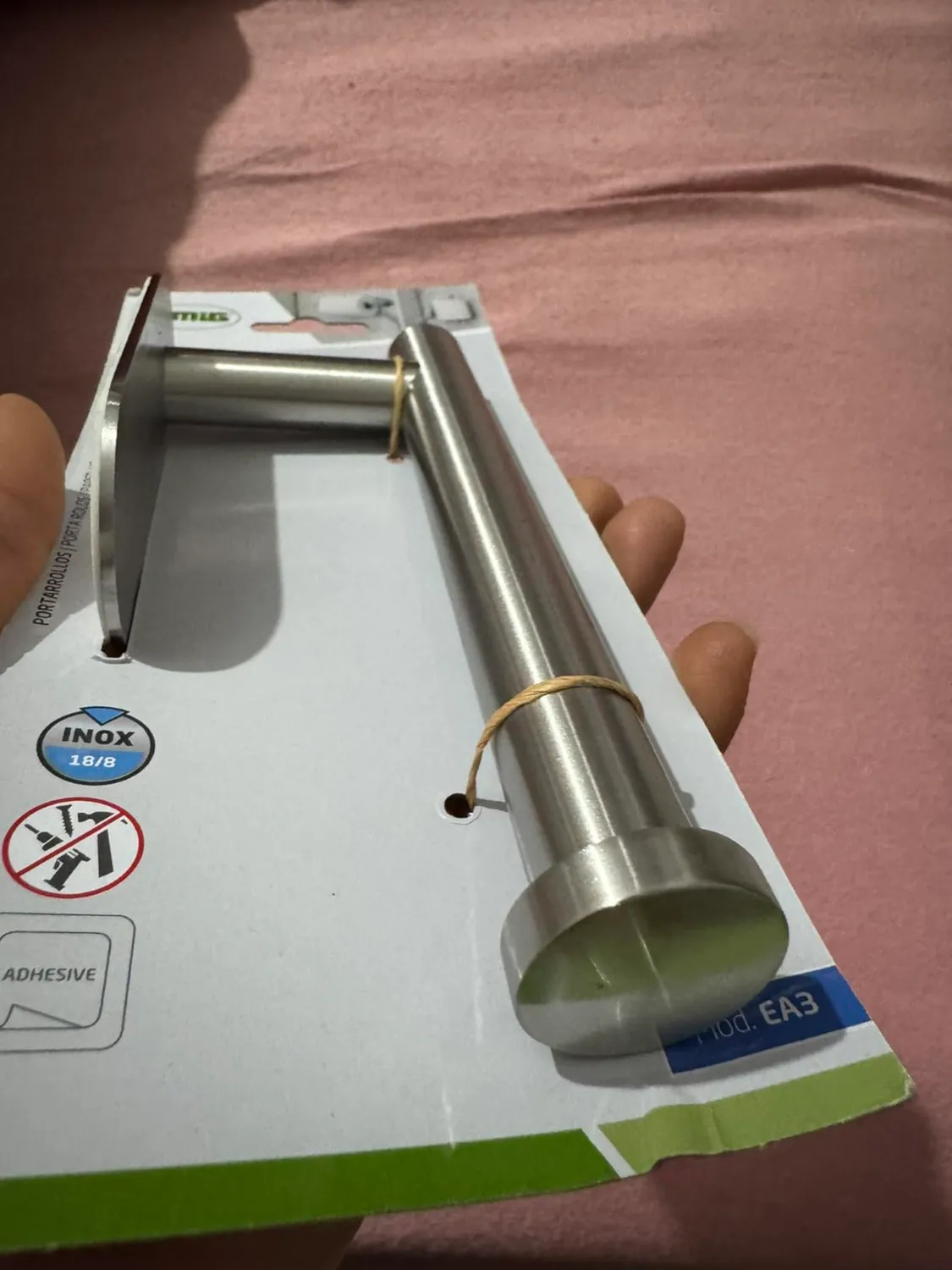 Amig Ea-3 Portarotolo Adesivo Oro Opaco Inox