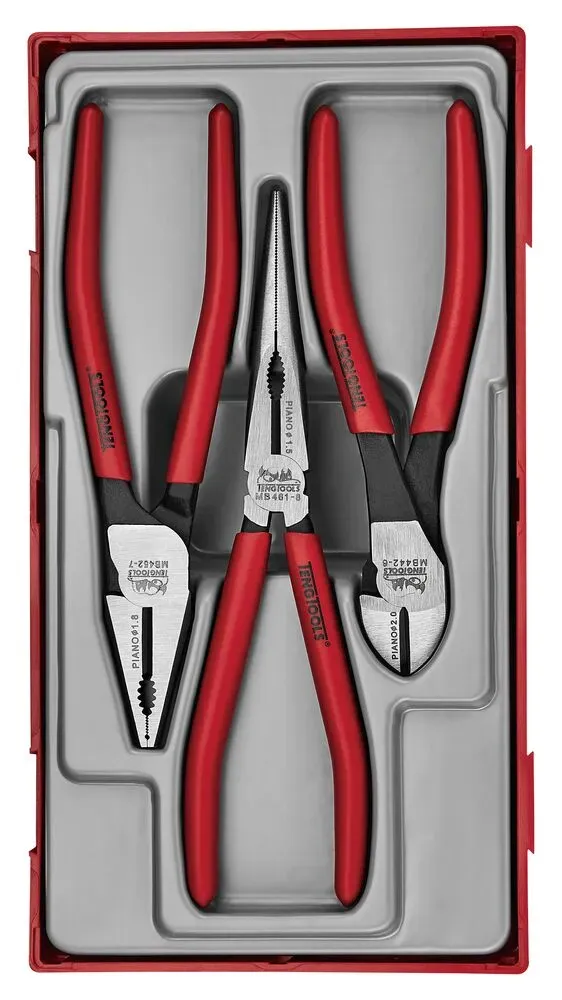 TengTools Set pinze TT1 3 pezzi impugnatura vinile