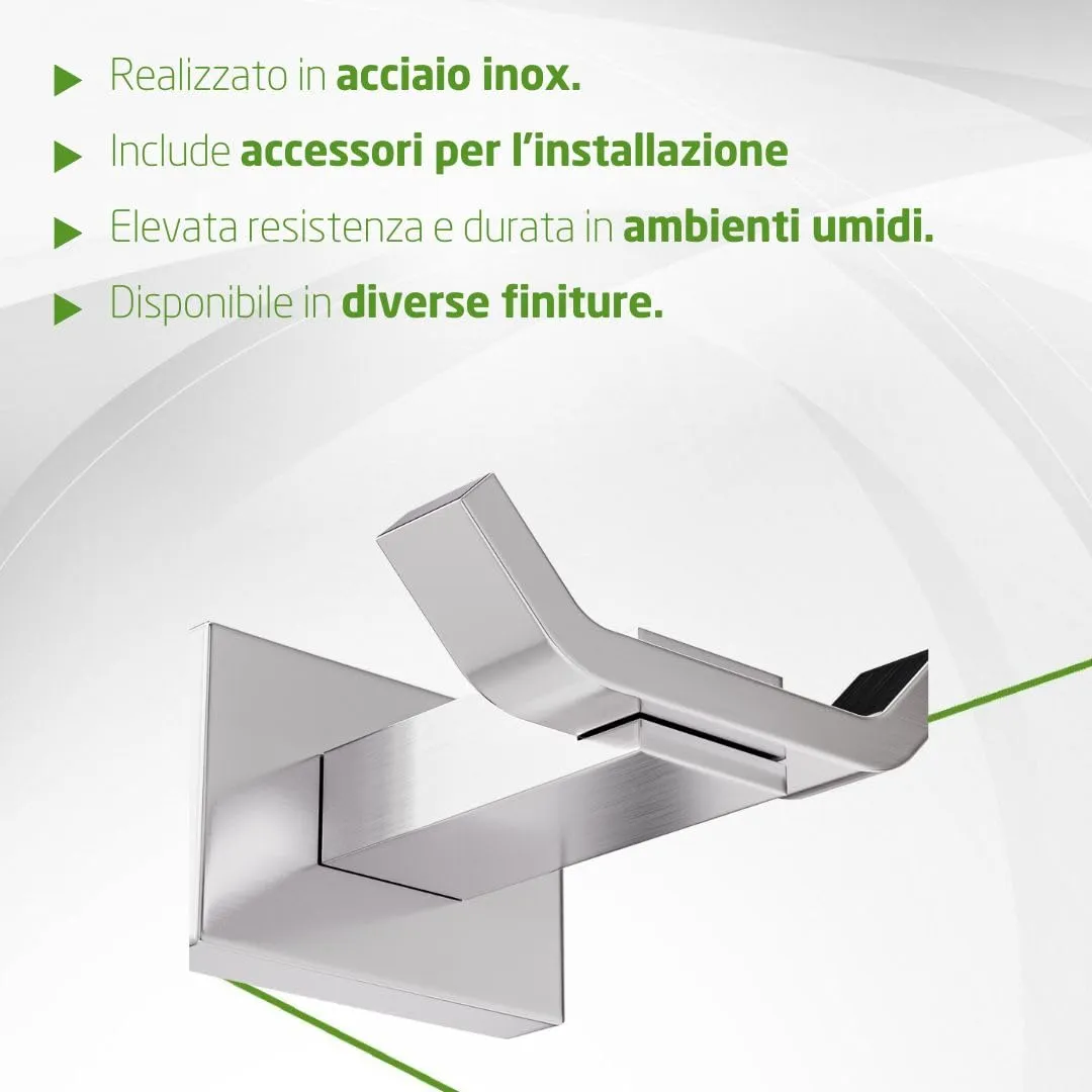 Amig Mod. 8 gancio portasciugamani 71x76x35 mm cromo