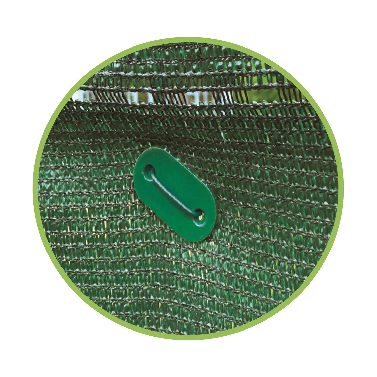 Ribimex PRBVT30VE Kit Fissaggio Telone 30 Piastrine Verde