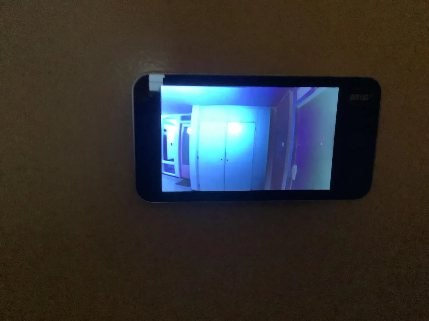 Amig Spioncino digitale porta 4" argento 160° alta risoluzione
