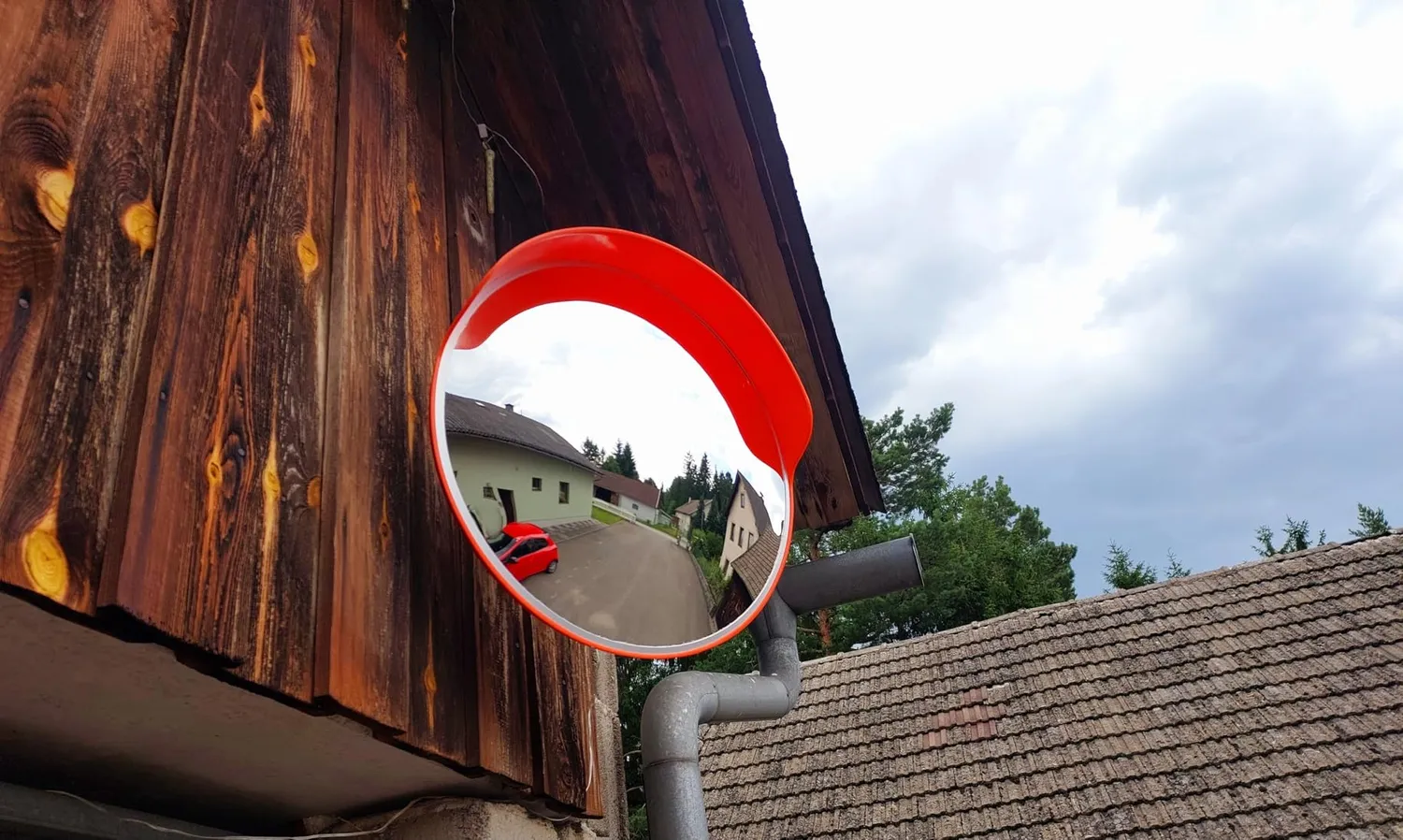Amig specchio convesso sorveglianza 60 cm arancione