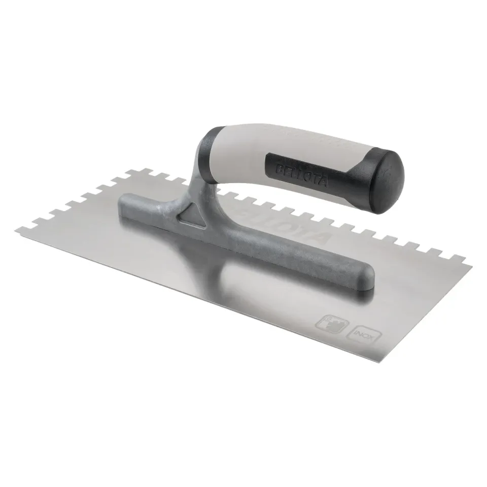 Bellota Castello frattazzo dentato inox manico bimateriale