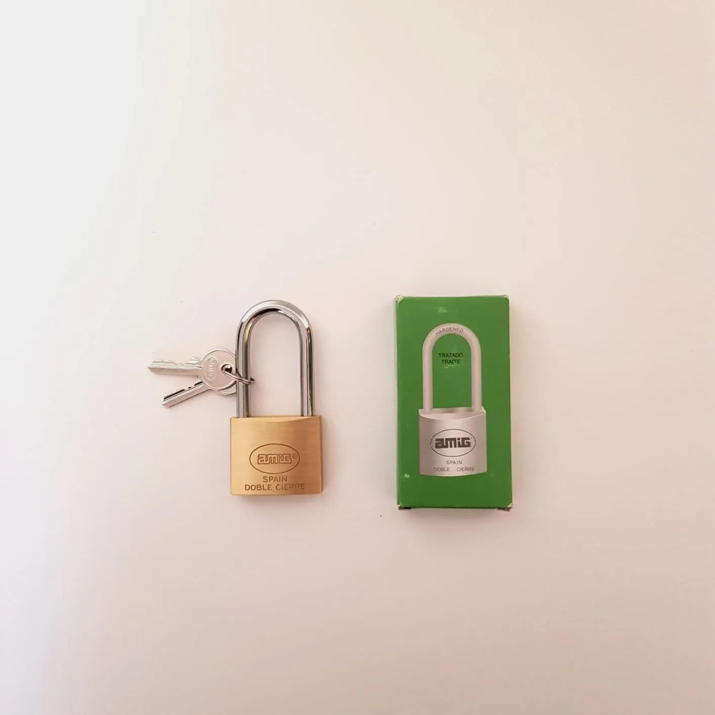Amig lucchetto di sicurezza ottone 25 mm arco acciaio