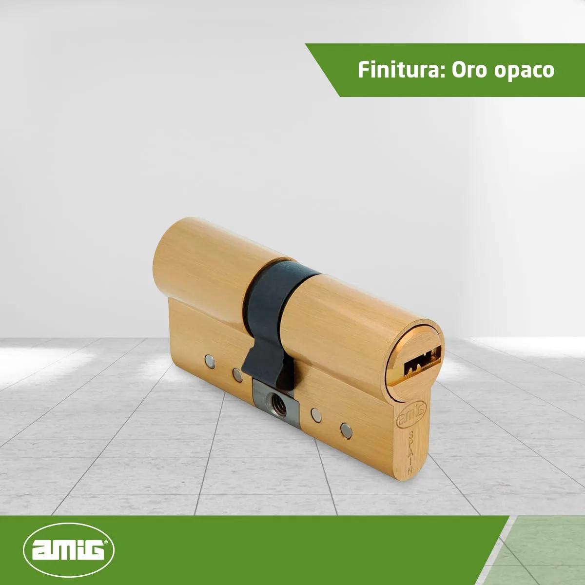 Amig 20000 Cilindro Sicurezza Ottone 80mm