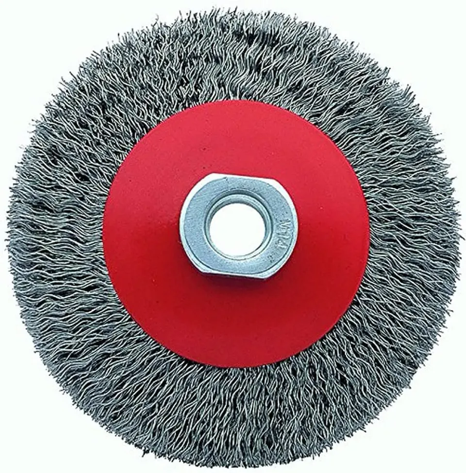 Bellota Spazzola Conica Acciaio 0,3 mm per Inox e Leghe