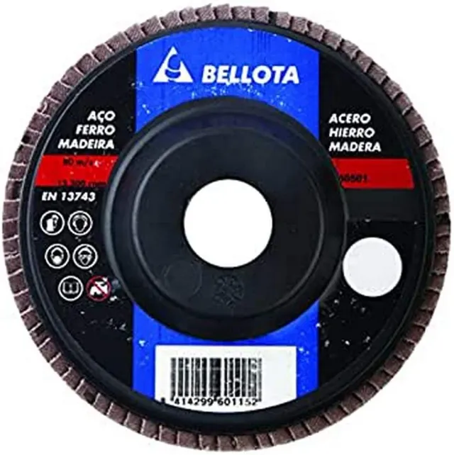 Bellota Disco Lamelle 115 Spianatura Metallo Grana A