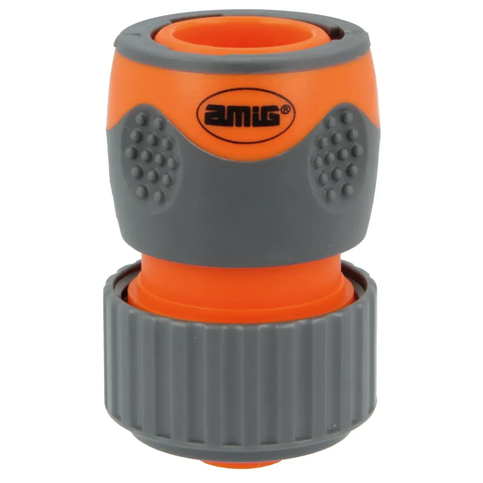 Amig connettore rapido tubo 3/4" arancione-grigio