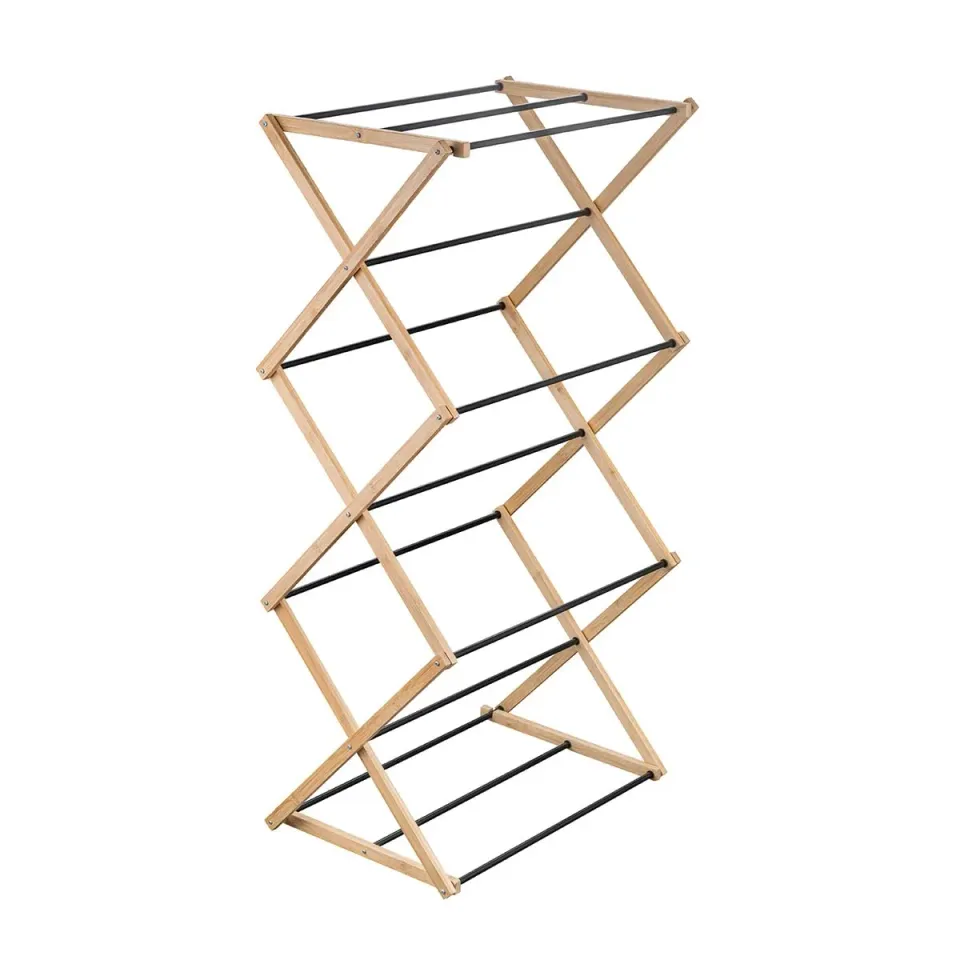 Amig Aeria ZenRack Stendino Torre Nero Bambù 5 m