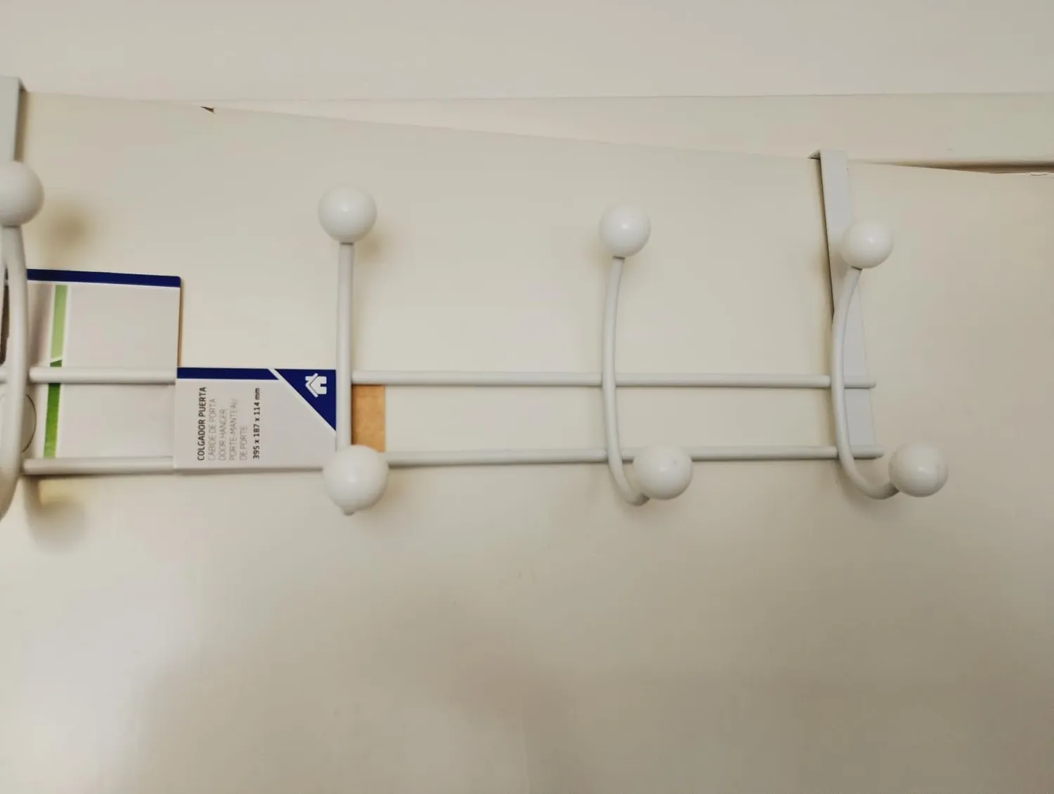 Amig CP46 appendino porta bianco acciaio 2 pezzi