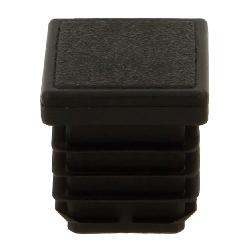 Amig 661 puntale quadrato interno 20 mm polietilene nero
