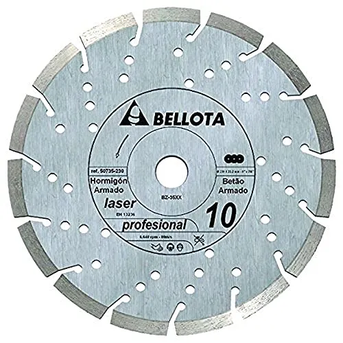 Bellota Cemento Armato Segmentato disco diamantato per cemento