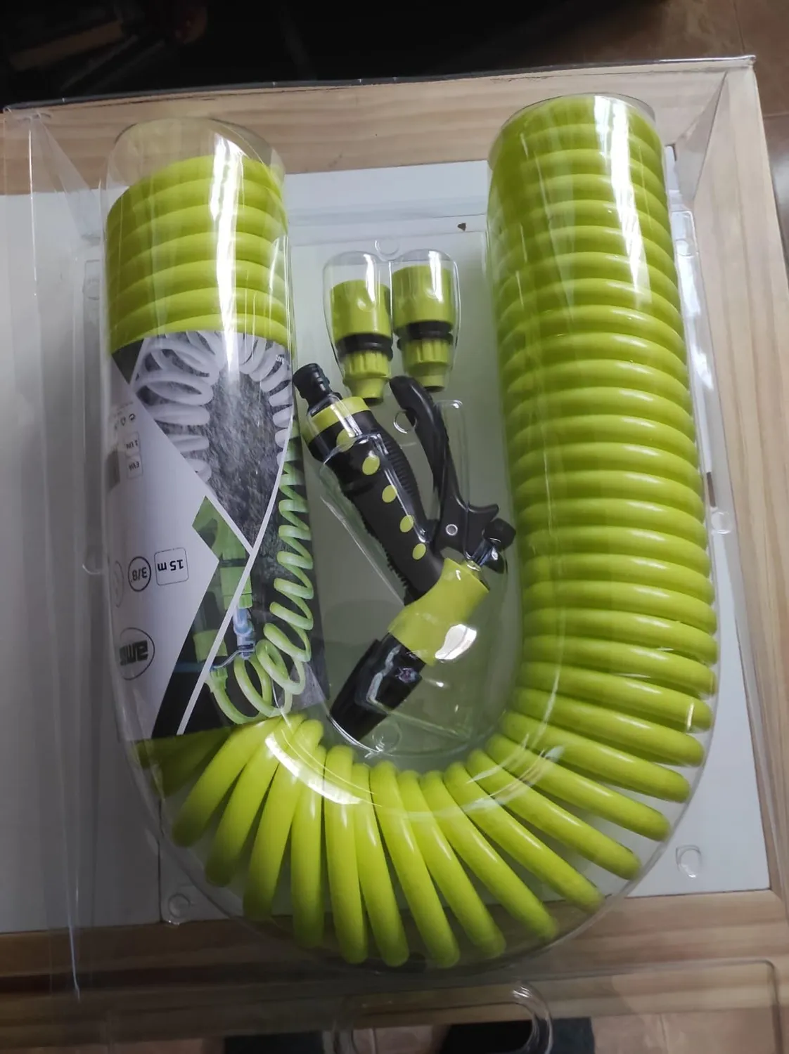 Amig tubo spirale 15 m con pistola verde kit