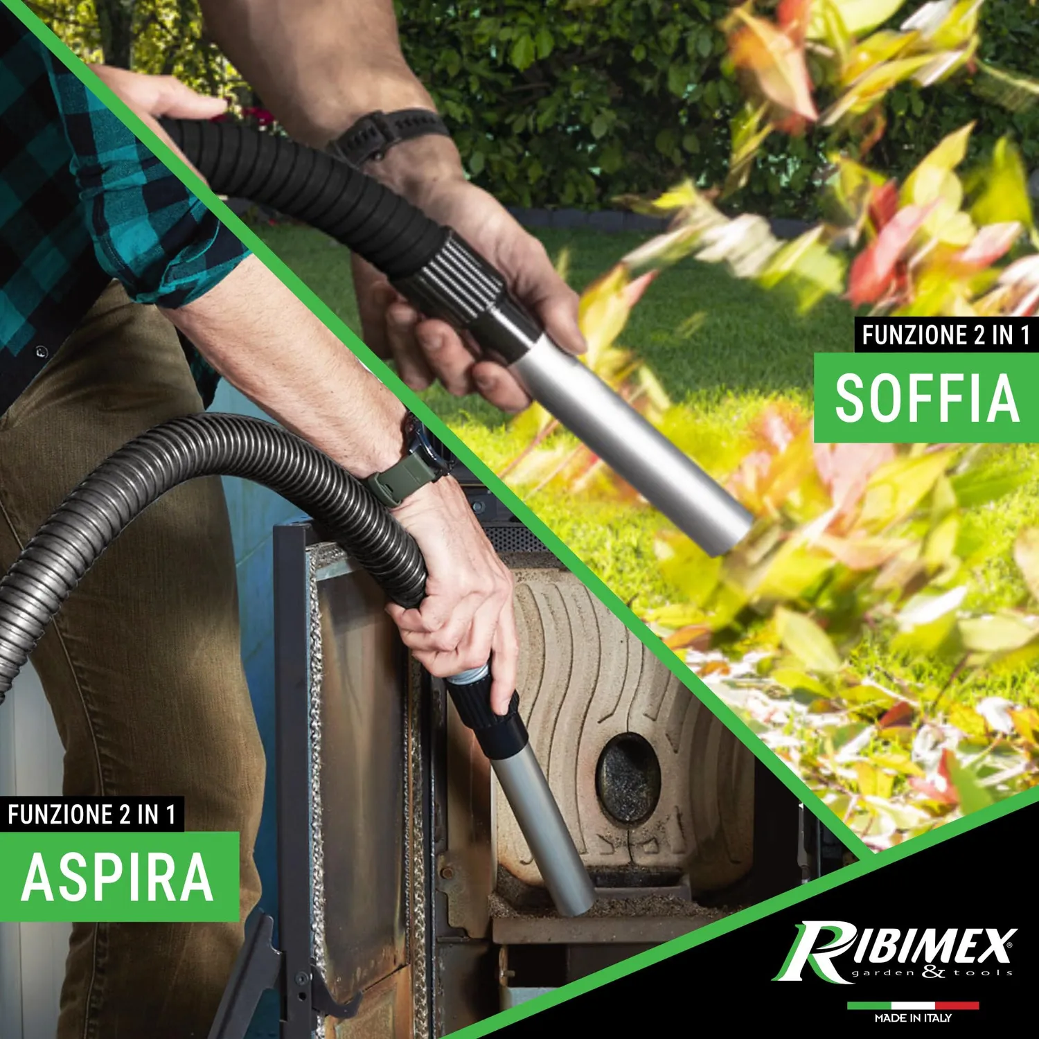 Ribimex Cenerix PRCEN003/1200 Aspiracenere 18 L 1200W