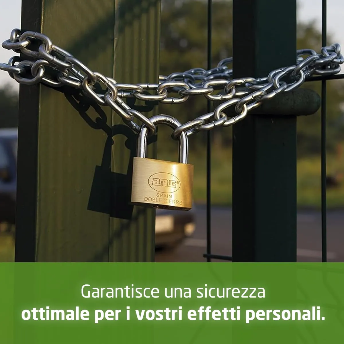 Amig lucchetto di sicurezza ottone 25 mm arco acciaio