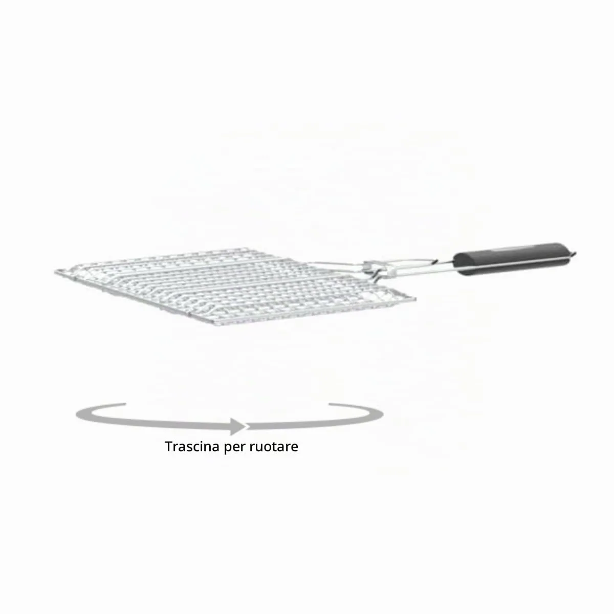 Amig Fireplus griglia barbecue doppia inox 32x21,5 cm