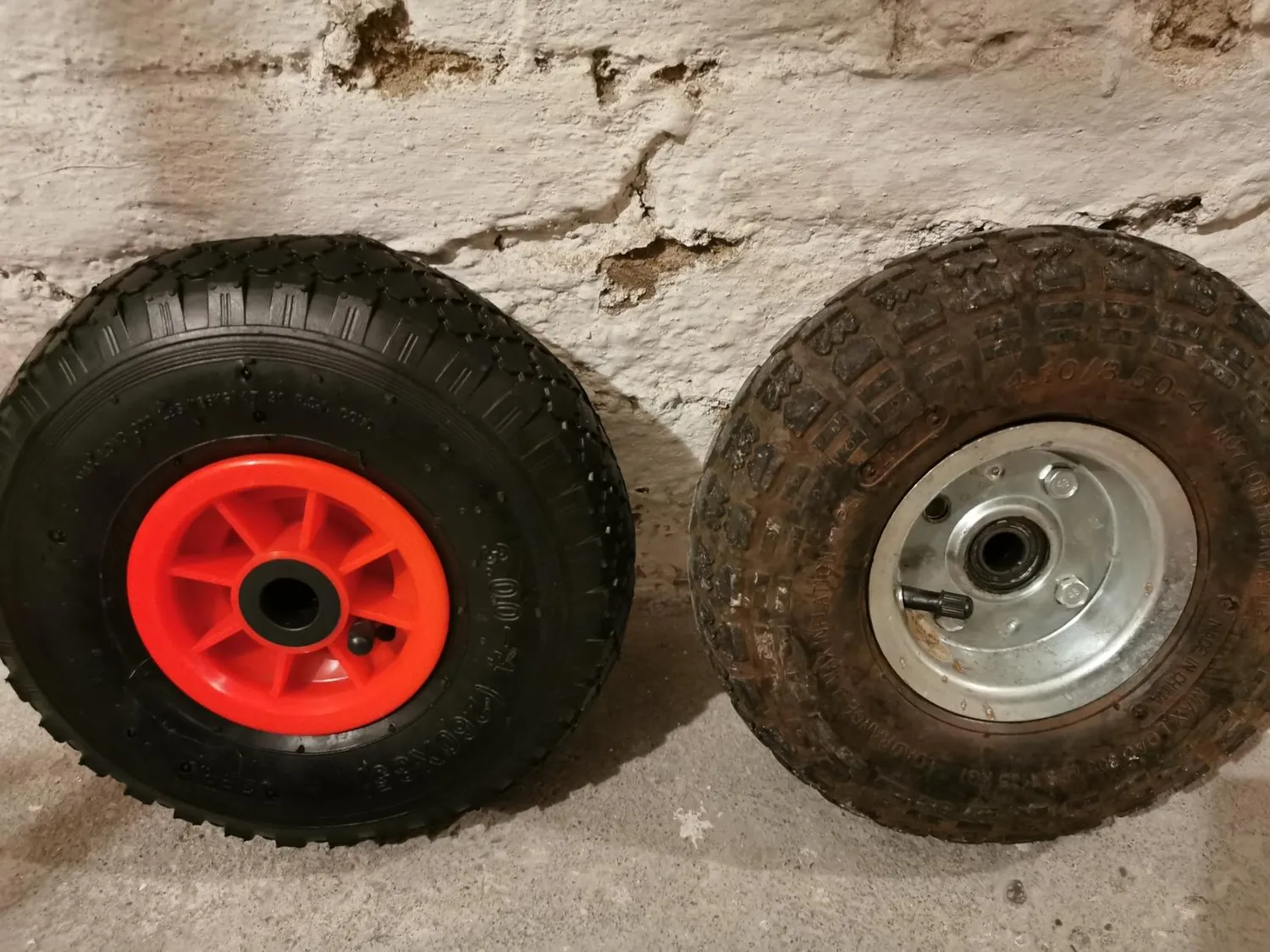 Ribimex Ø260 mm Ruota Gonfiabile Carrello Pneumatica