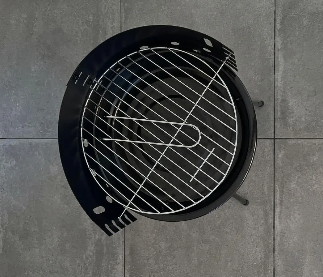 Amig Azkar barbecue a carbone nero 33x35x56 cm