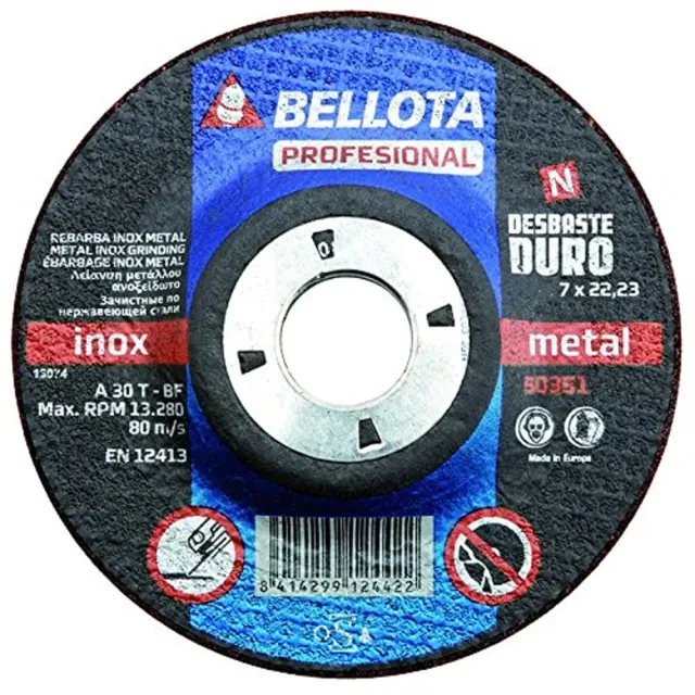 Bellota Disco Abrasivo Sbavo INOX-Metallo Duro Pro