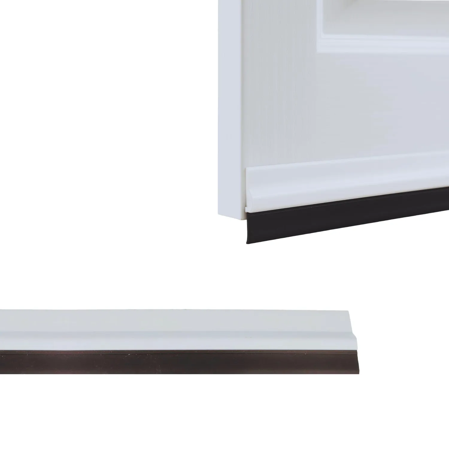 Amig 22555 paraspifferi porta adesivo spazzola rovere 1 m
