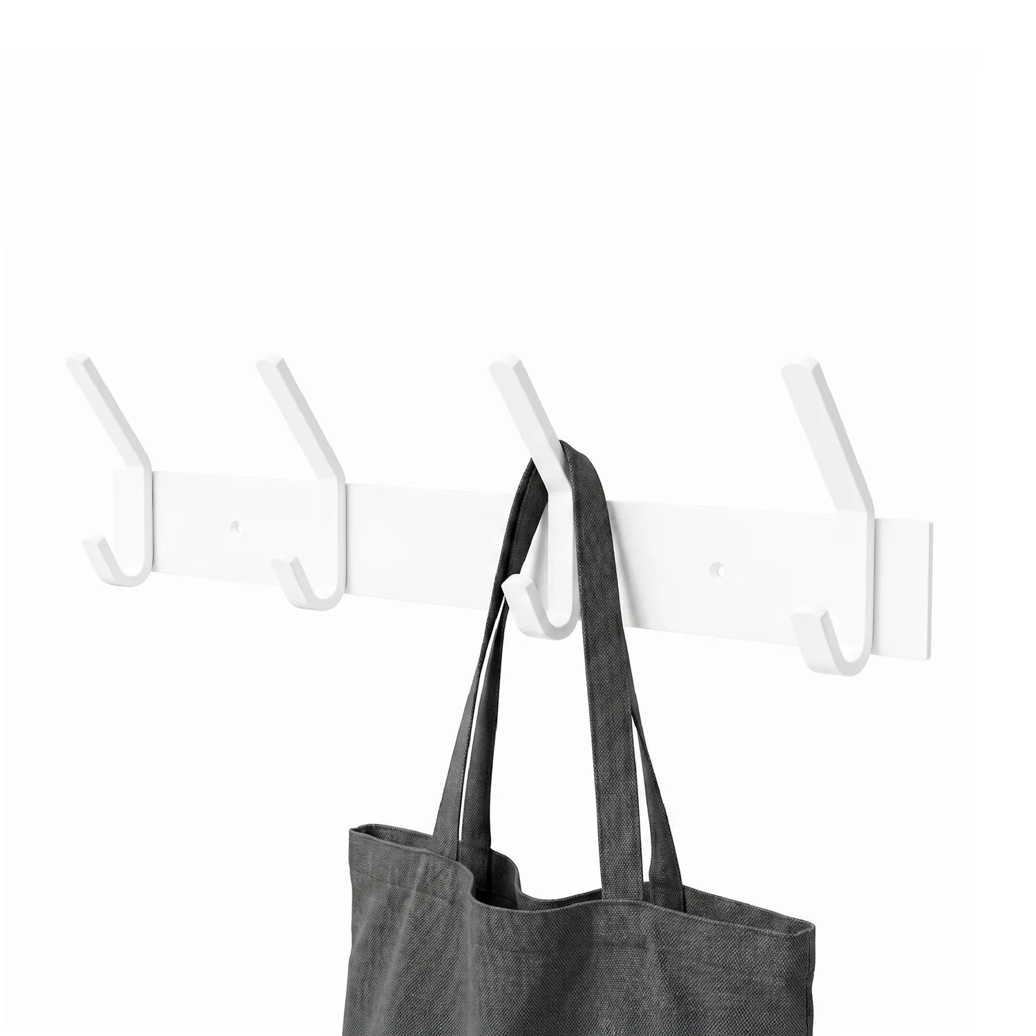 Amig CM38 appendiabiti muro 405 mm acciaio nero