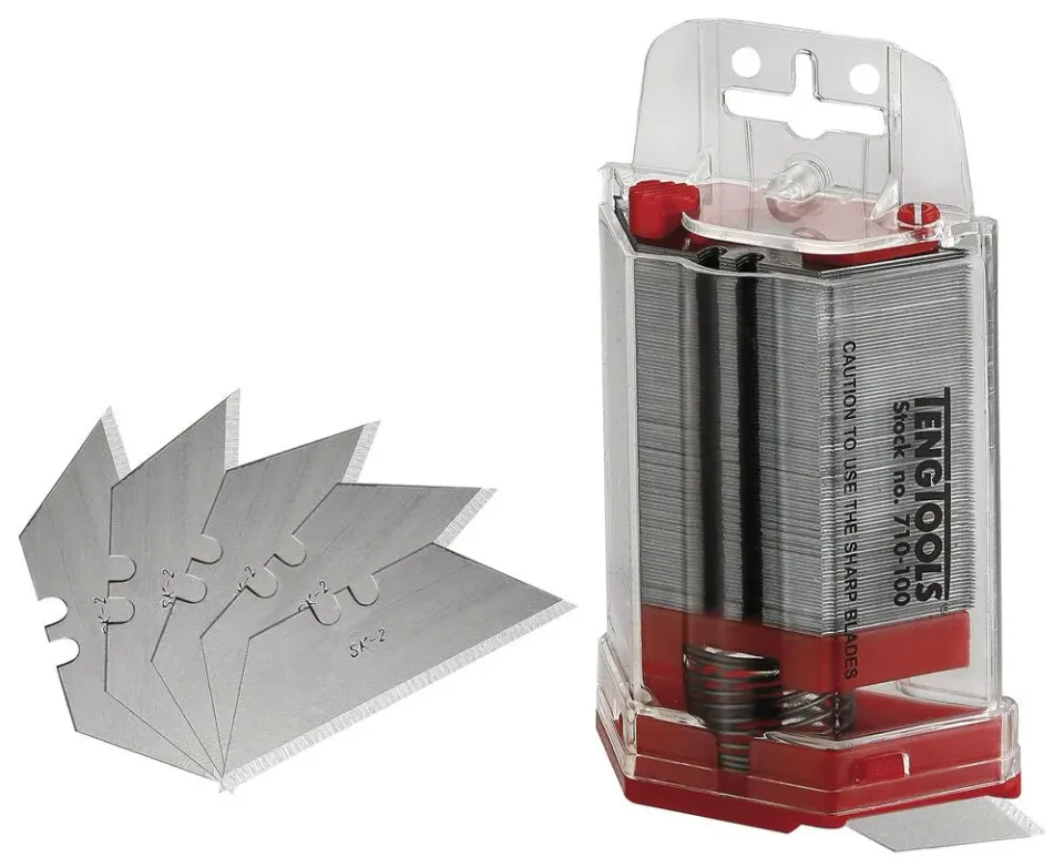 TengTools Lame Ricambio Cutter 10 Pezzi trapezoidali