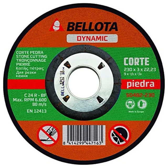 Bellota Stone-Dynamic Disco da Taglio Pietra 3 mm