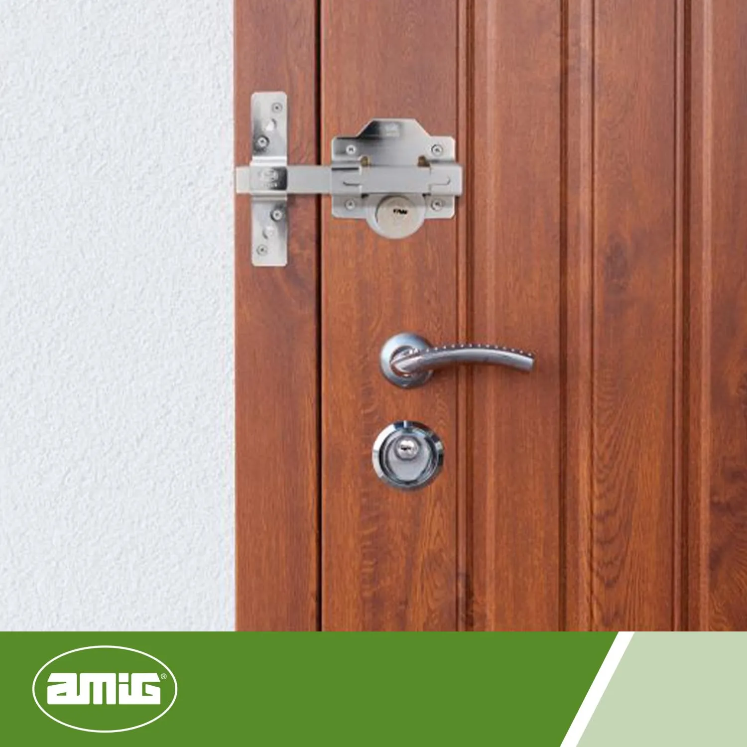 Amig serratura sovrapposta cromata 88x153 mm 34 mm