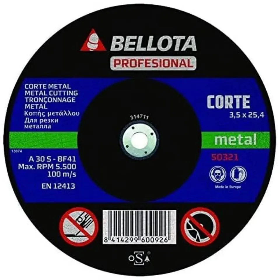 Bellota Professionale Taglio Metal disco da taglio foro 25,4 mm metallo