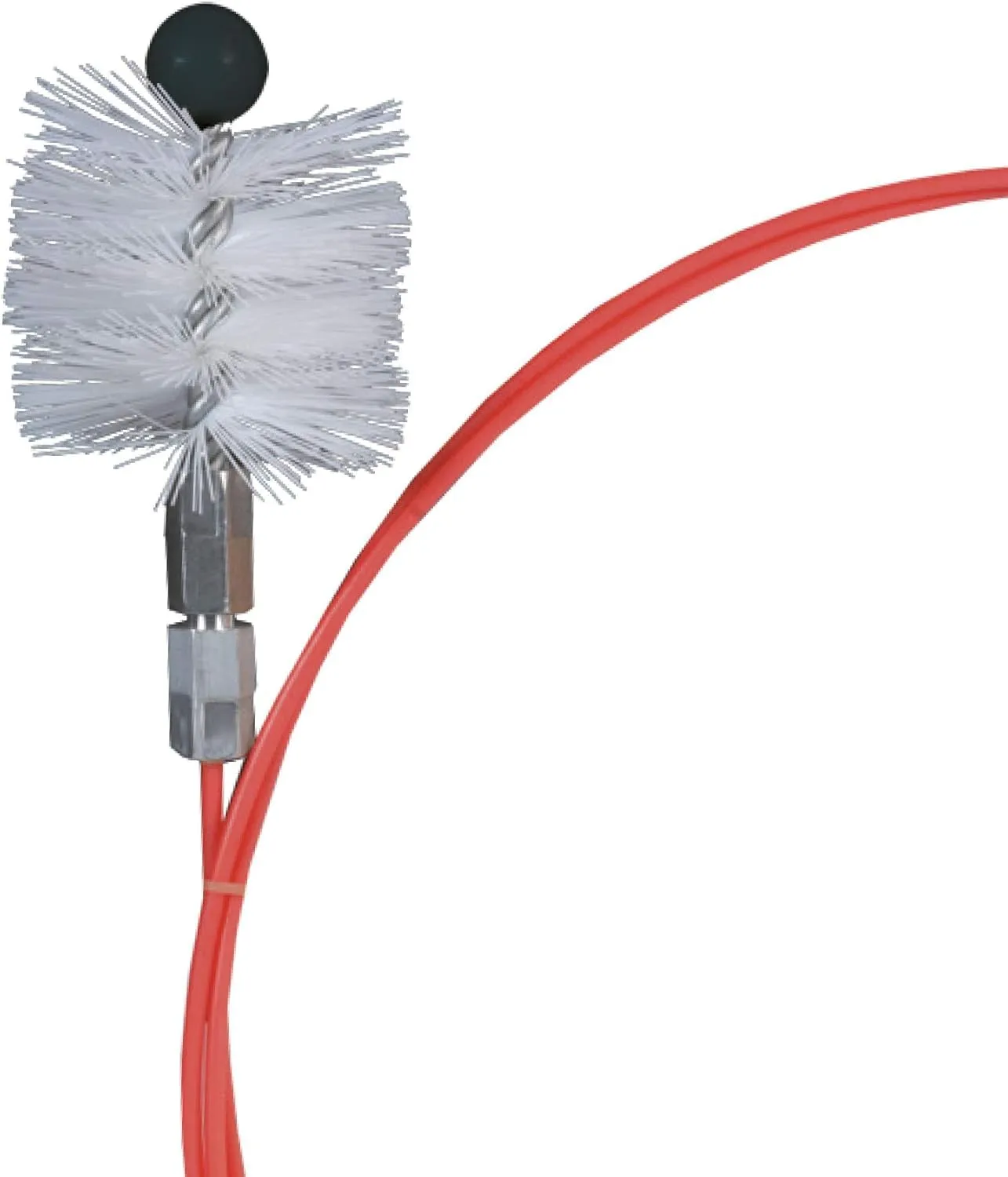 Ribimex PRFU8050 kit pulizia canna fumaria 5 m scovolo 80 mm nylon