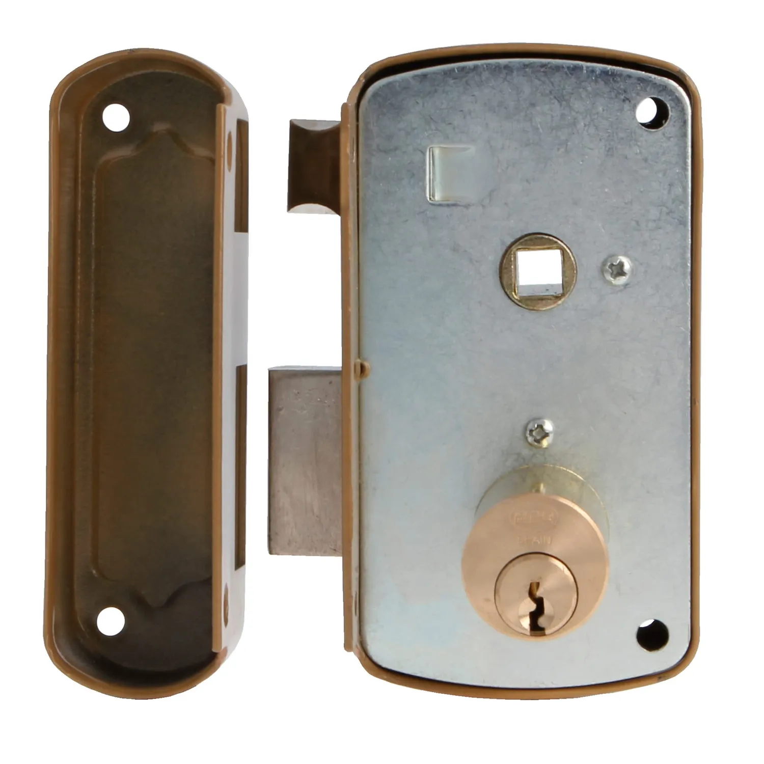 Amig 75UN serratura sovrapposizione destra 66x120 oro
