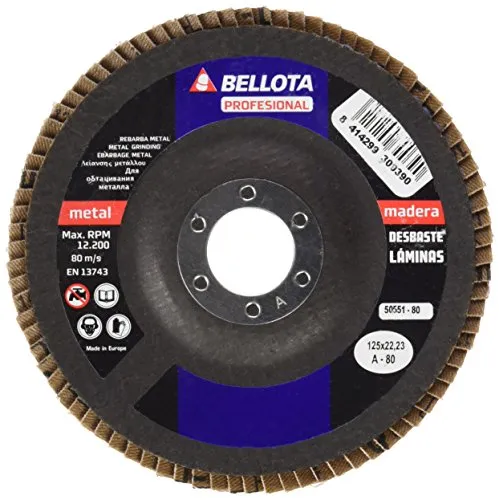 Bellota Metal Ø125 disco lamellare grana A