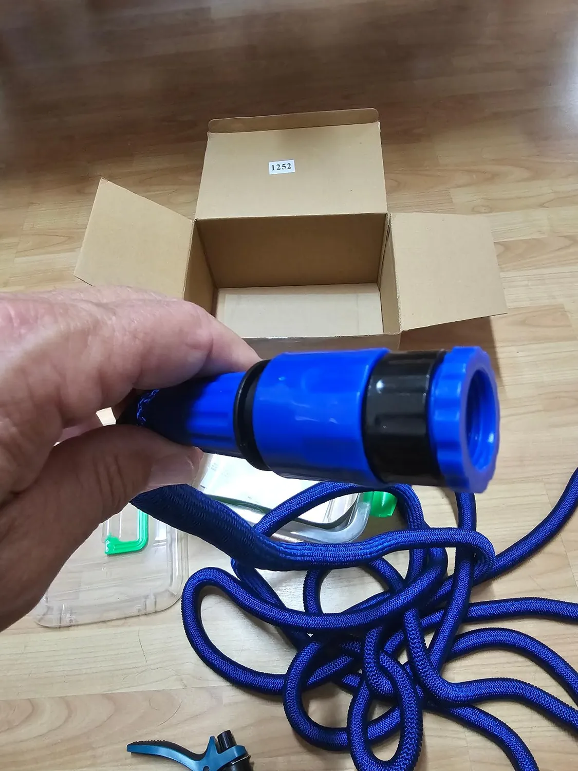 Amig Tubo Irrigazione Espandibile 15 m Blu 9 Getti
