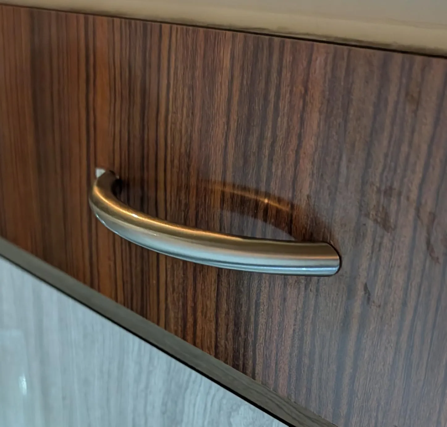 Amig 831 maniglia mobili 96 mm nichel spazzolato 2 pezzi