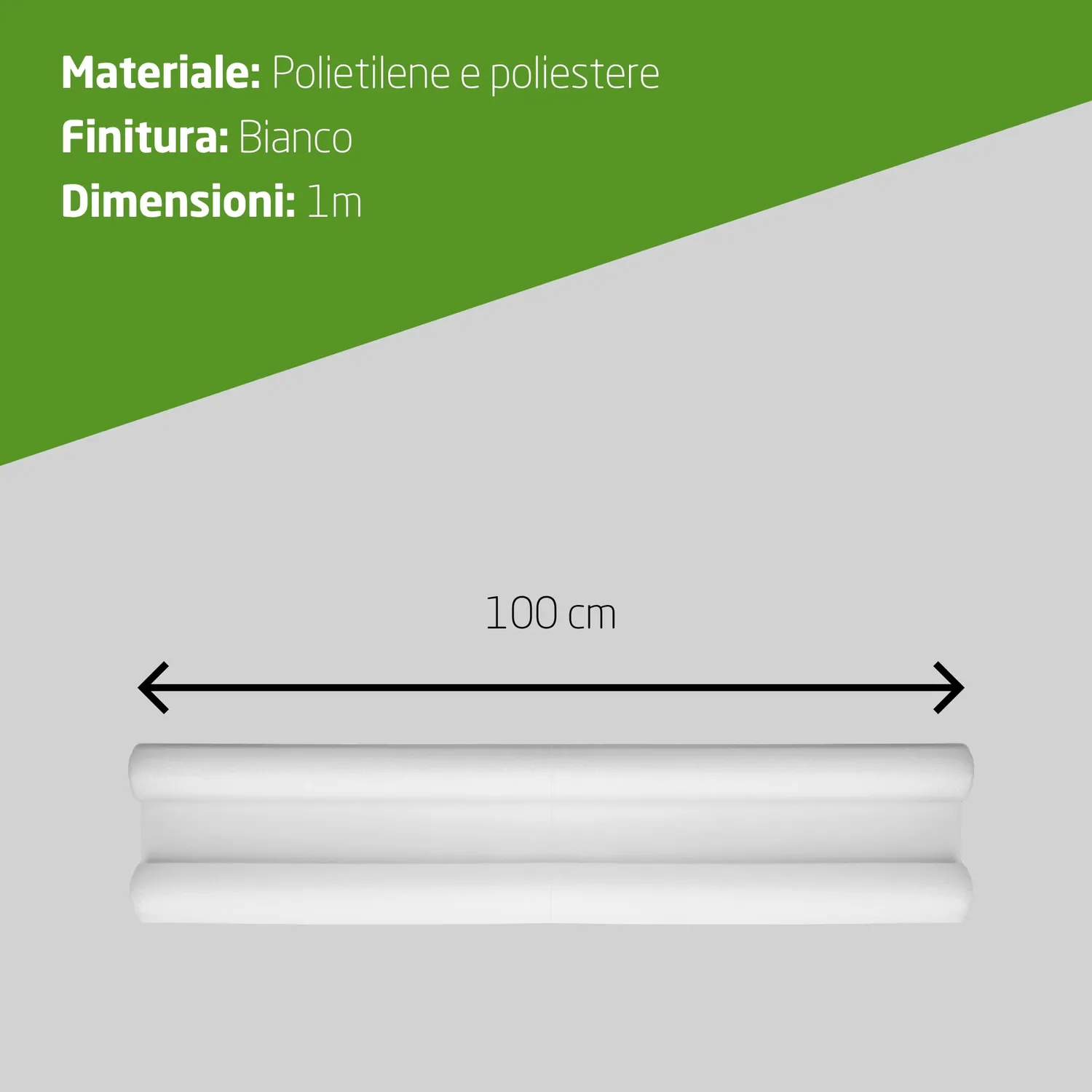 Amig paraspifferi doppio rullo bianco porte 35 mm