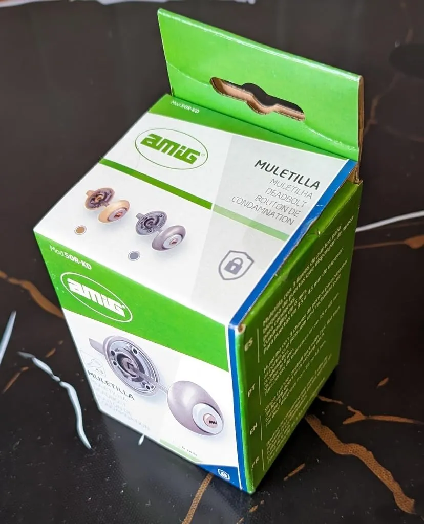Amig 50R-KD pomello con chiave ottonato 35-45 mm