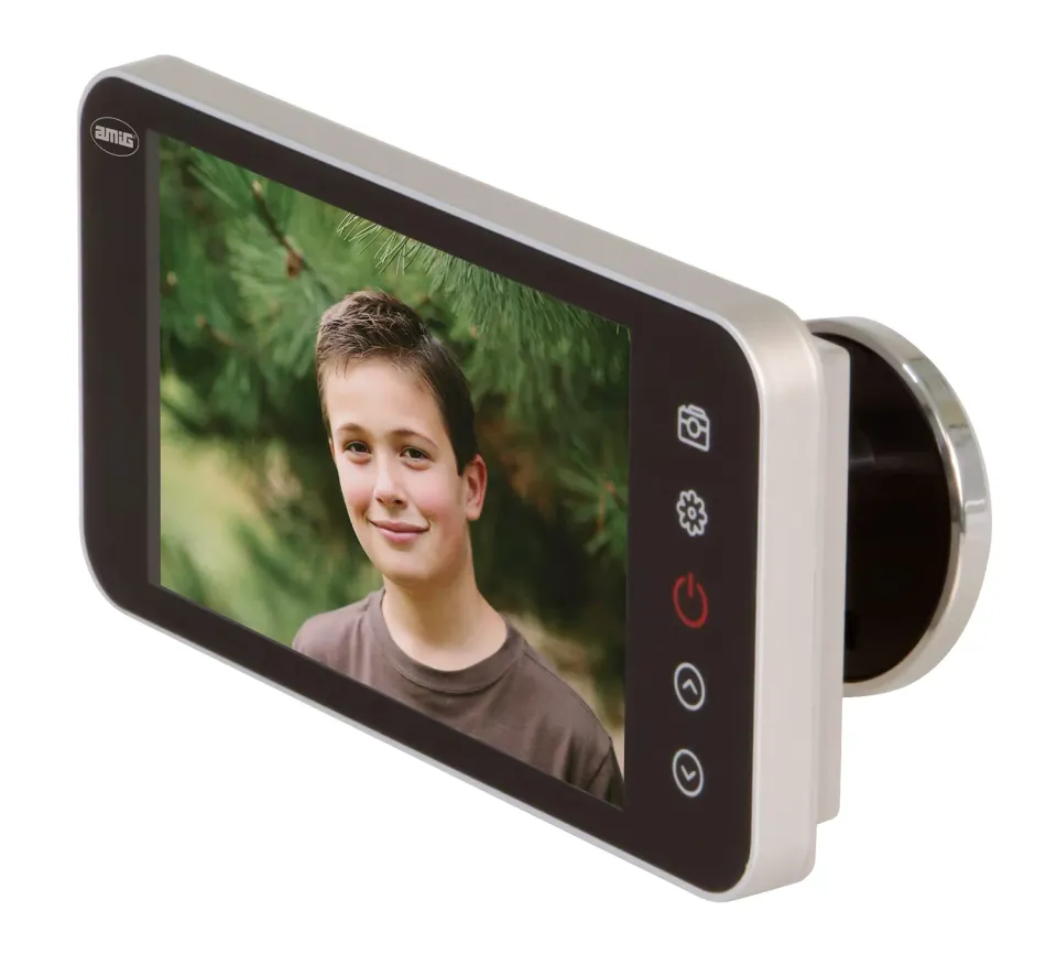 Amig spioncino digitale porta 4" argento 160°