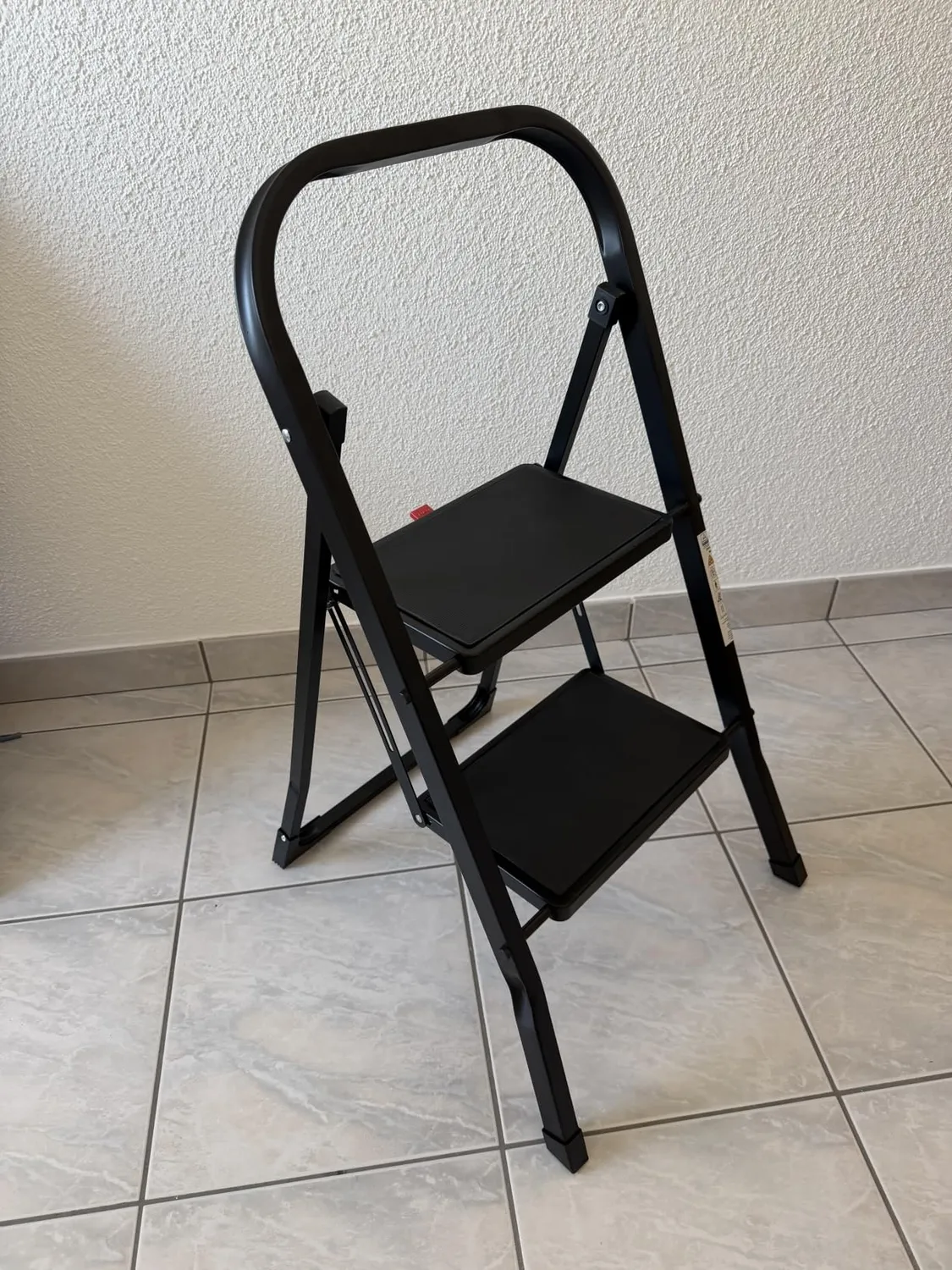 Amig scala pieghevole 2 gradini acciaio bianca 150 kg