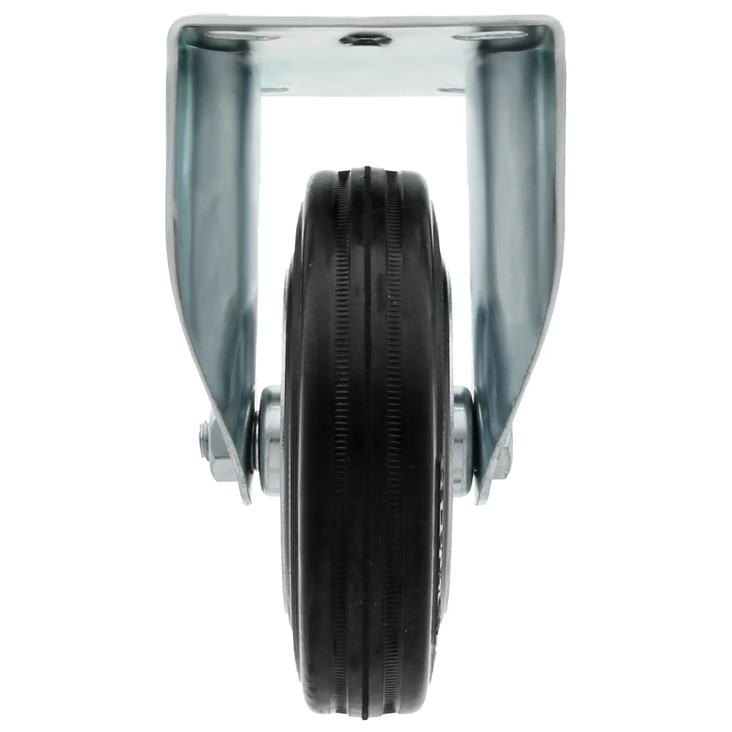Amig Set 4 Ruote Fisse 80 mm Gomma 70 Kg Nere