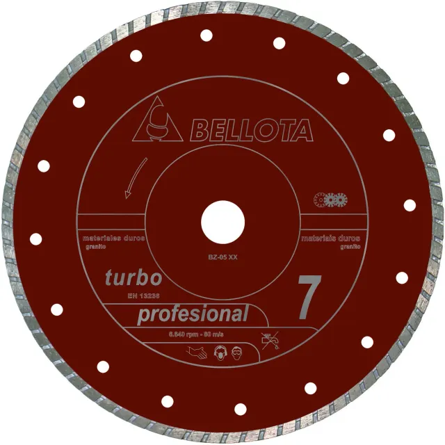 Bellota Disco Diamantato Materiali Duri Segmentato Pro