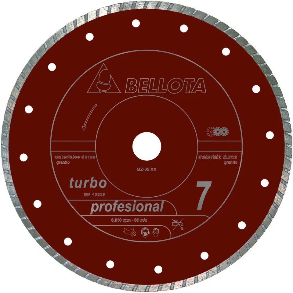 Bellota Disco Diamantato Materiali Duri Segmentato Pro